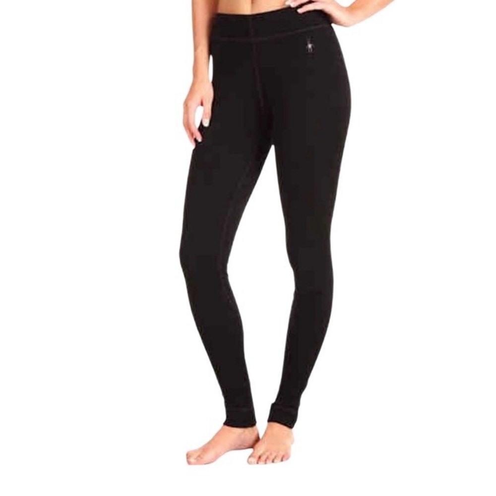 Smart Wool Dark Grey Base Layer 100% Merino Wool Leggings